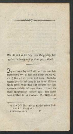 [1. Vaillant ruestet sich ... - 3. Fortsetzung der Streifereien ...]
