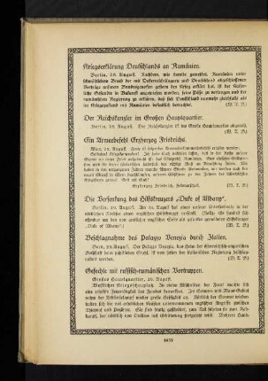 Der Reichskanzler im Großen Hauptquartier.