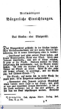 Das Glocken- oder Blutgericht