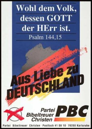 PBC, Europawahl 1994