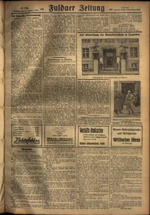 Zweite Ausgabe vom Samstag, den 20. Oktober 1928.