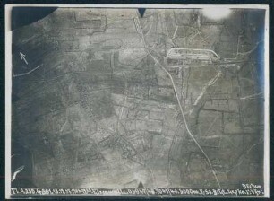 Foto des Geländes um Elzenwalle südwestlich von Ypern (Luftbild)