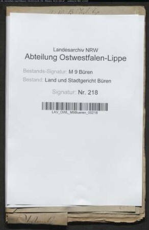 Erblasser: Becker, Friedrich Wilhelm: