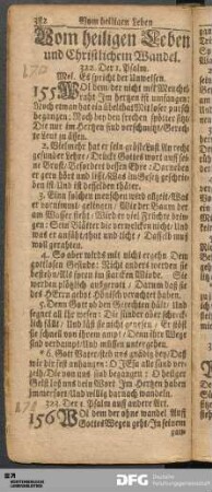 Vom heiligen Leben und Christlichem Wandel.