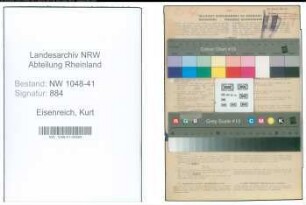 Entnazifizierung Kurt Eisenreich , geb. 02.04.1922 (Polizist)