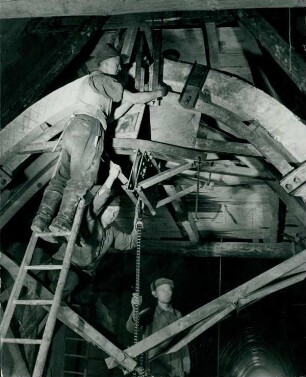 Gleisbergtunnel Heidenau-Altenberg, Deutschland, 1936