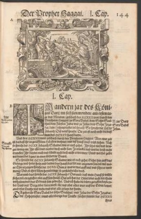 Der Prophet Haggai.