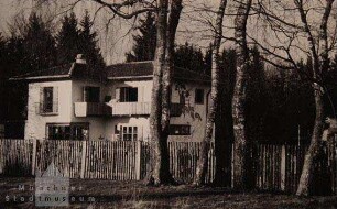 München-Grünwald. Außenansicht Haus Grünwald