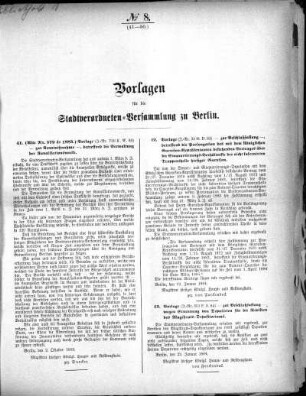 No. 8 (41-50), 26. Januar 1884