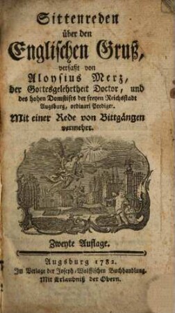 Sittenreden über den Englischen Gruß