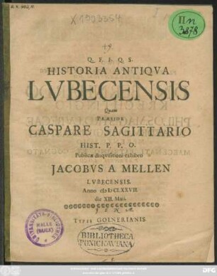 Historia Antiqua Lubecensis