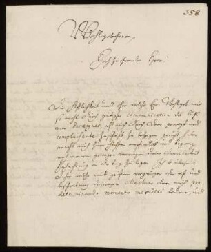 Brief von Christian Ludwig Gersten an Johann Friedrich von Uffenbach, Gießen, 7.3.1739
