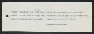 Brief von Gerhart Hauptmann und Margarete Hauptmann an Ingolf Kuntze