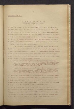 12. Lehrbrief. K.I. Die Kohlenhydrate.