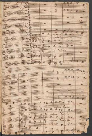 Lobe den Herrn meine Seele; V (4), orch, bc; C-Dur