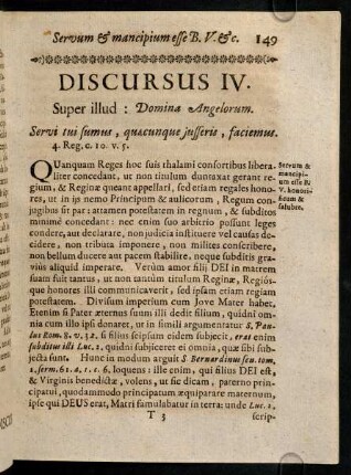 149-158, Discursus IV