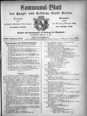 1871,46: No. 46, 12. November 1871