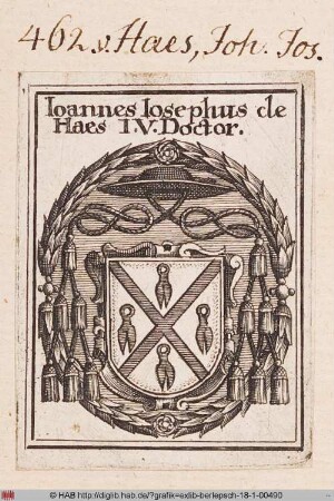 Wappen des Johannes Joseph Haes