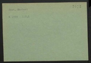 Jost, Herbert