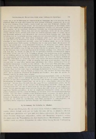 b)Gerinnung der Gelatine in Alkohol.