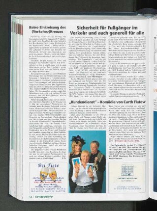Sicherheit für Fußgänger im Verkehr und auch generell für alle