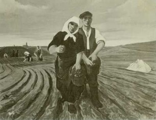 Kartoffelleger : Fraaß, E.: Kartoffelleger, Gemälde