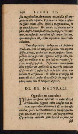 De Re naturali.