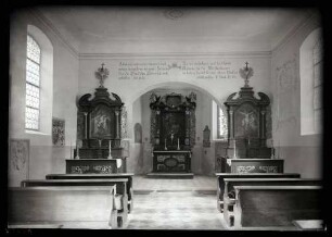 Friedhofkapelle St. Salvador innen