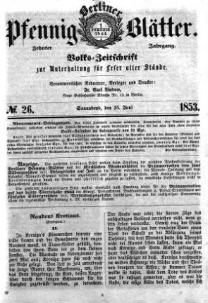 Nr. 26, Sonnabend, den 25. Juni