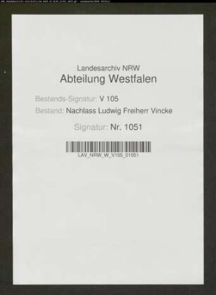 1 Brief von Julius August Bernuth