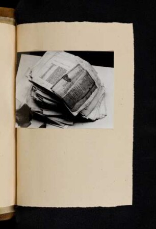 Foto der Handschrift vor der Restaurierung 1963