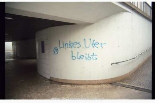 {ANARCHIE-A} | Linkes Ufer bleibt
