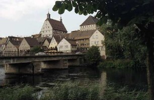 Besigheim: Blick von der Enzbrücke auf die Altstadt