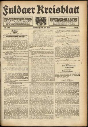 Ausgabe vom Mittwoch, den 10. Mai 1916.