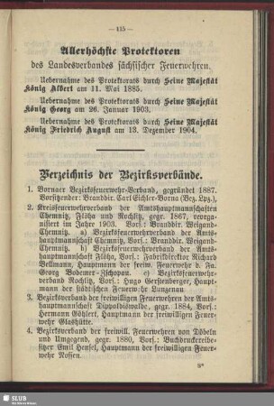 Allerhöchste Protektoren