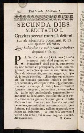 64-73, Meditatio I - II