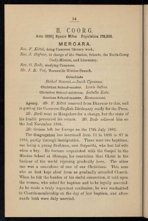 54-55, Mercara