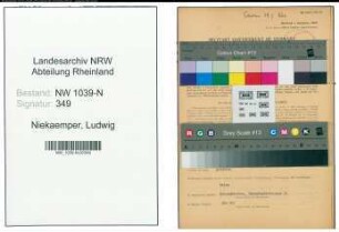 Entnazifizierung Ludwig Niekaemper , geb. 13.03.1920 (Ingenieur)