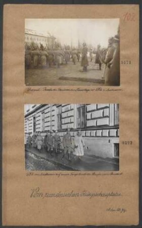 Bucarest: Parade der Garnison am Kaisertage vor GFM von Mackensen