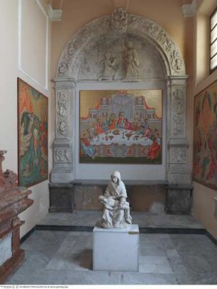 Bogen mit Kaiser Octavianus und der Cumäischen Sibylle