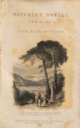 Waverley Novels, 42. Fair maid of Perth ; [1]