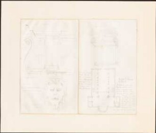 Palazzo Pitti, Florenz / S. Romolo, Fiesole: Skizzen