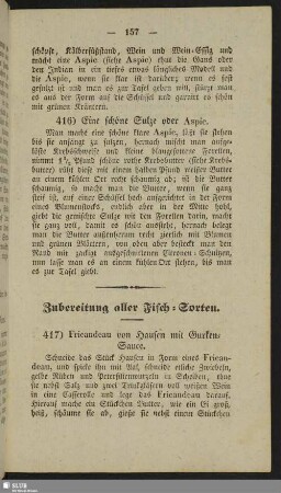 Zubereitung aller Fisch-Sorten