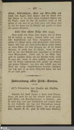 Zubereitung aller Fisch-Sorten