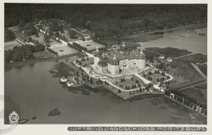 Jagdschloss Moritzburg bei Dresden, Luftbild