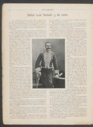Señor Luis Sansón y de León