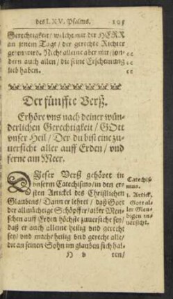 Der fünffte Verß.