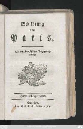 Bd. 4: Schildrung von Paris