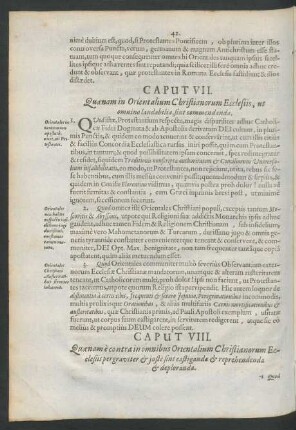 Caput VII. Quaenam in Orientalium Christianorum Ecclesiis, ut omnino laudabilia, sint commendanda.
