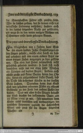 Die zwo und dreyßigste Beobachtung